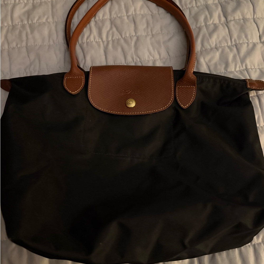 Elegant Black and Brown Women's Tote Bag